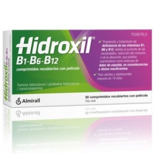 HIDROXIL B1 B6 B12 30 COMP